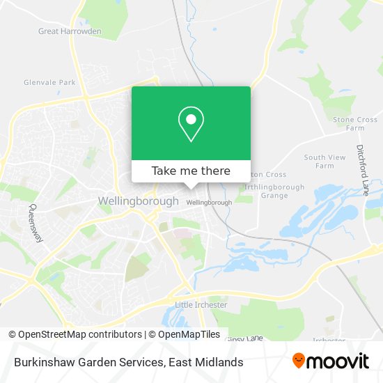 Burkinshaw Garden Services map