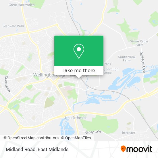 Midland Road map