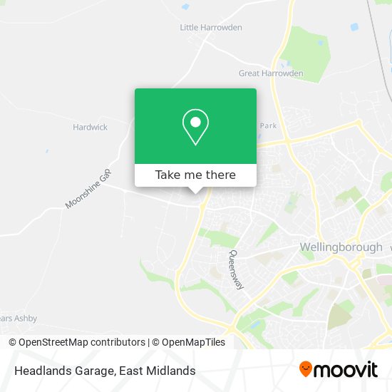 Headlands Garage map