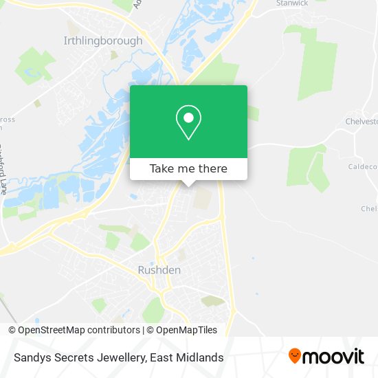 Sandys Secrets Jewellery map