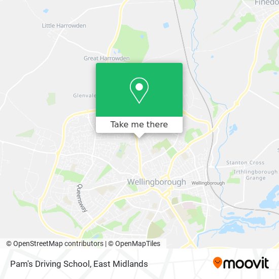 Pam's Driving School map