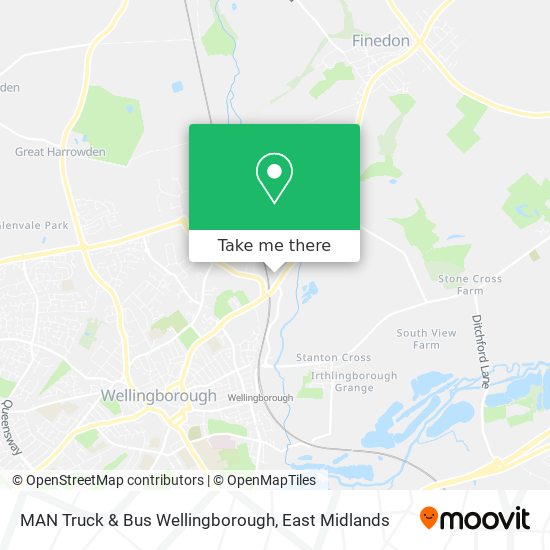 MAN Truck & Bus Wellingborough map