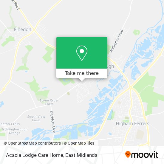 Acacia Lodge Care Home map