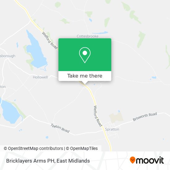 Bricklayers Arms PH map