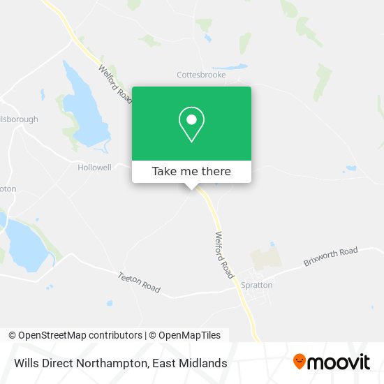 Wills Direct Northampton map