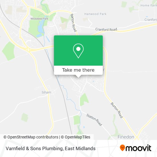 Varnfield & Sons Plumbing map