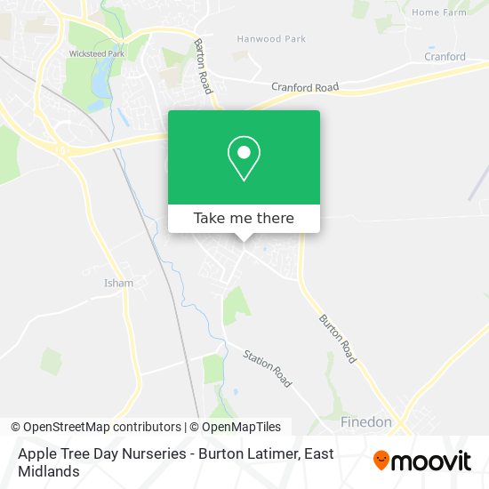 Apple Tree Day Nurseries - Burton Latimer map