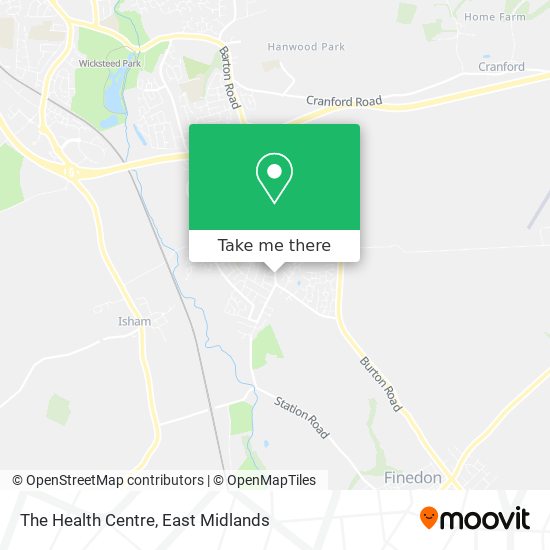 The Health Centre map