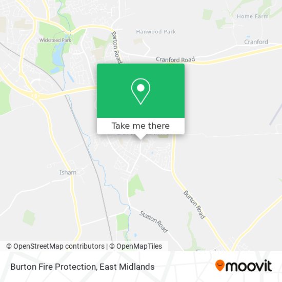 Burton Fire Protection map