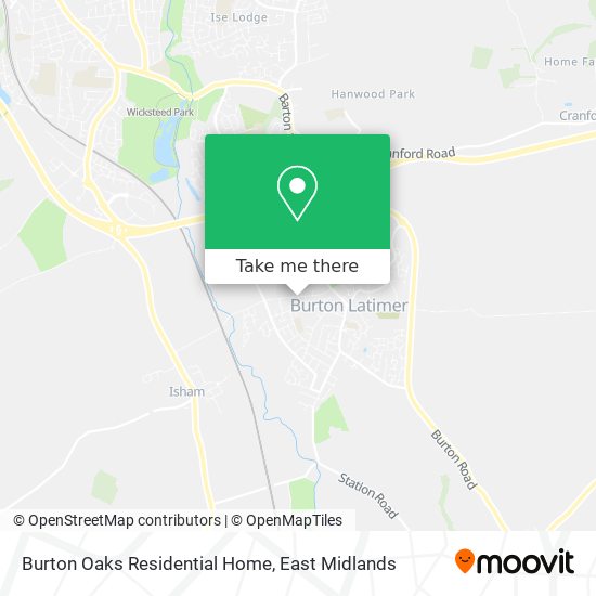 Burton Oaks Residential Home map