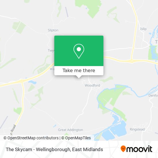 The Skycam - Wellingborough map
