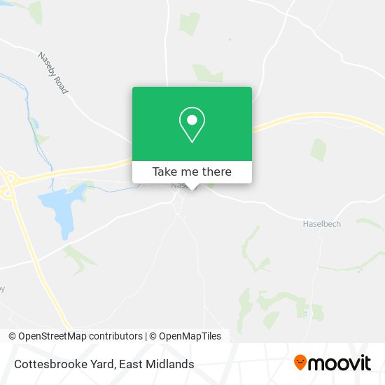 Cottesbrooke Yard map