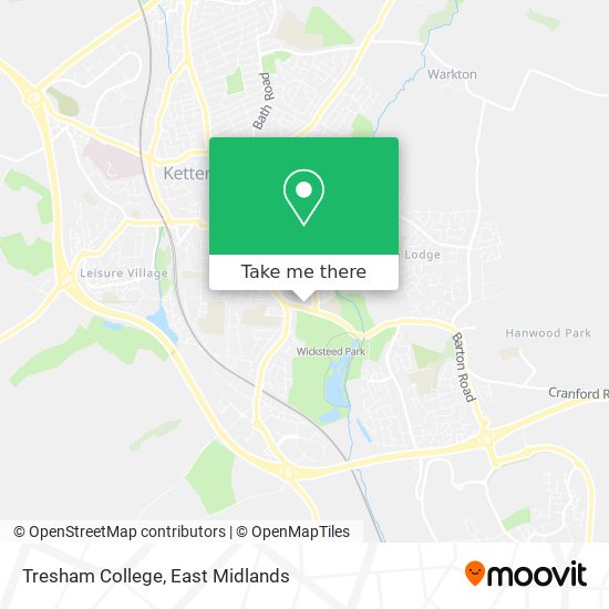 Tresham College map