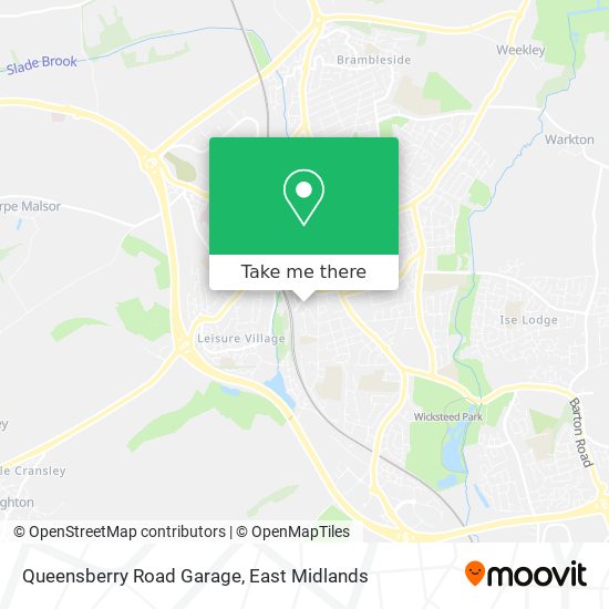 Queensberry Road Garage map