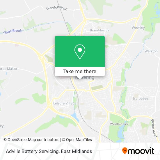 Adville Battery Servicing map