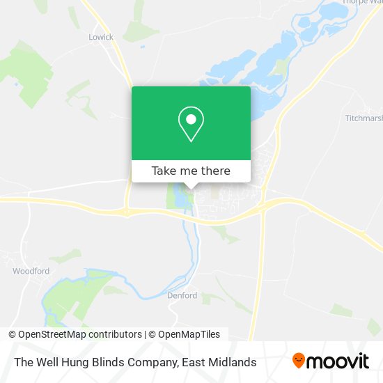 The Well Hung Blinds Company map