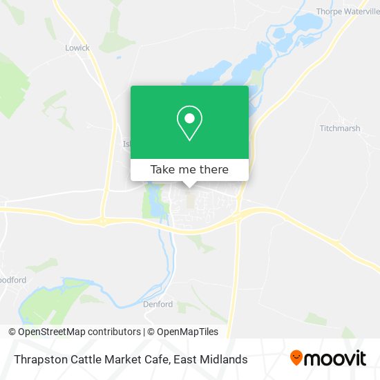 Thrapston Cattle Market Cafe map