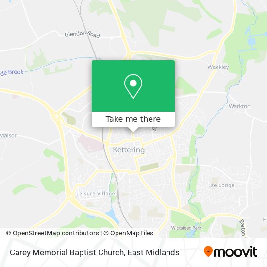 Carey Memorial Baptist Church map