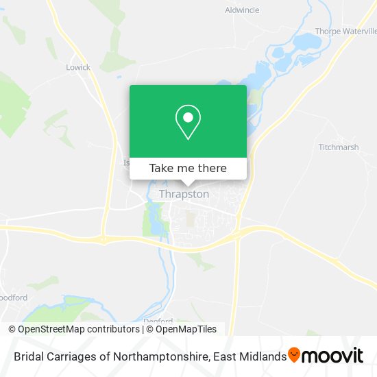 Bridal Carriages of Northamptonshire map