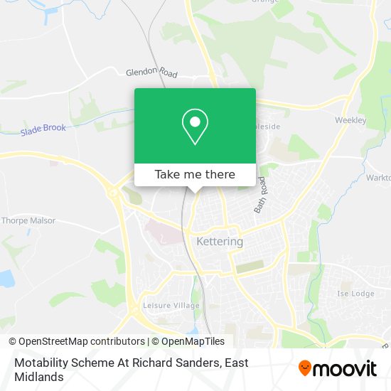 Motability Scheme At Richard Sanders map