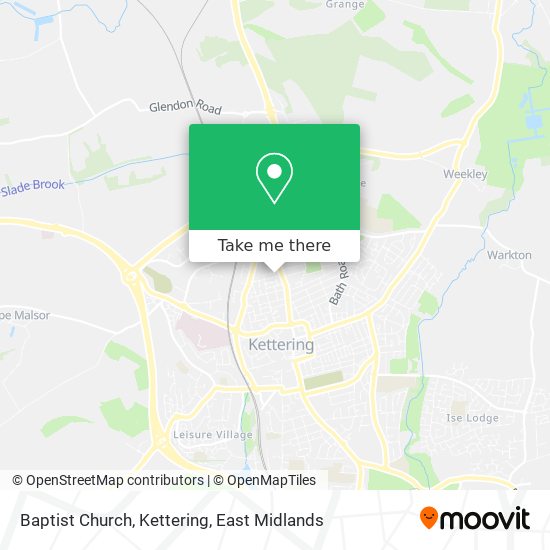 Baptist Church, Kettering map