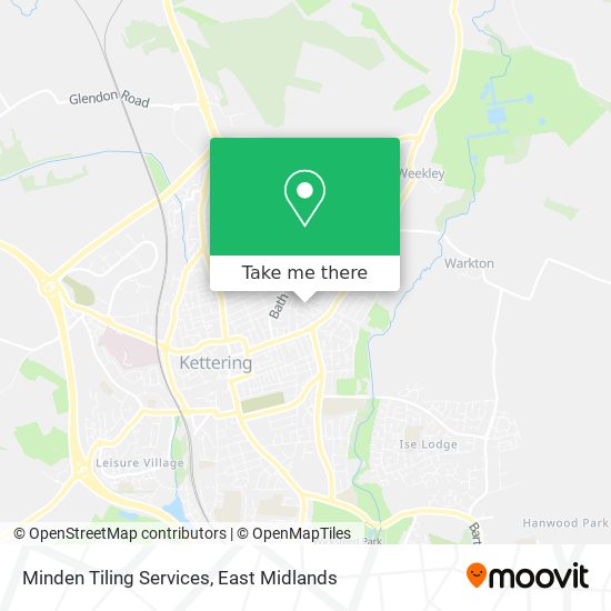 Minden Tiling Services map