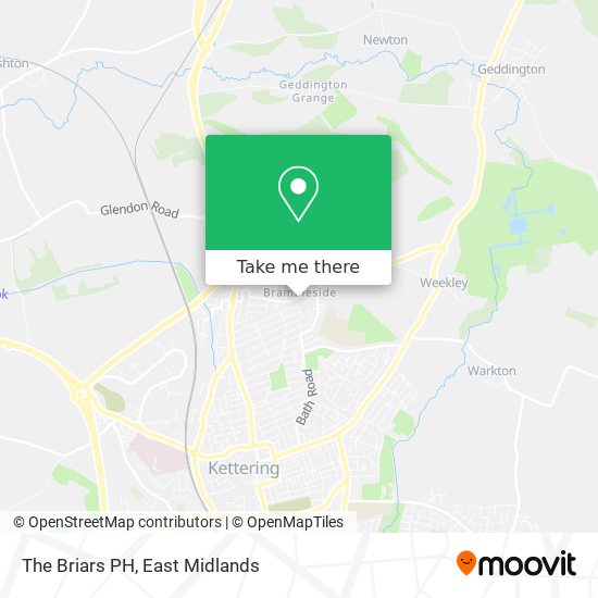 The Briars PH map