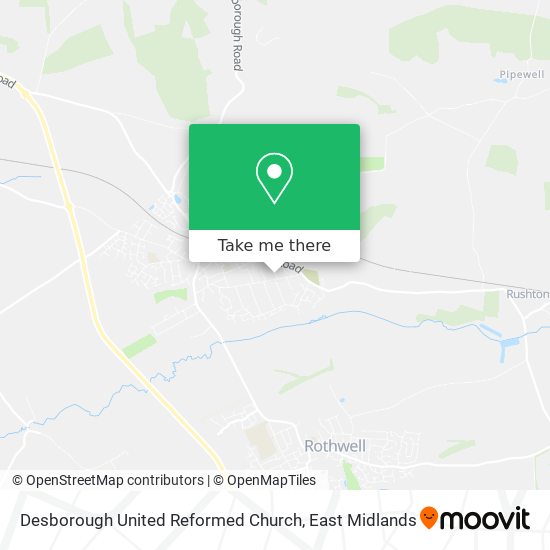 Desborough United Reformed Church map