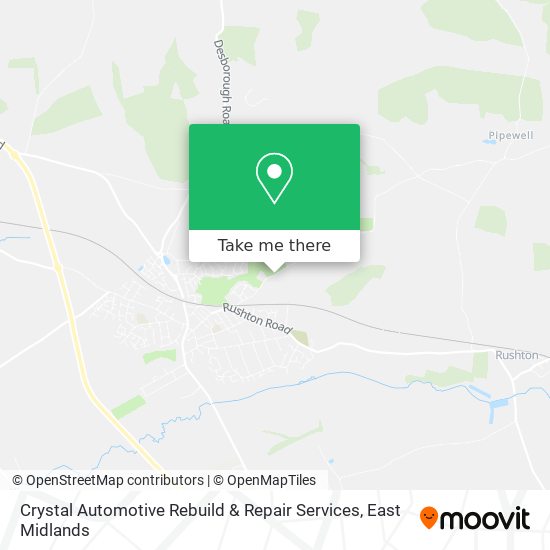 Crystal Automotive Rebuild & Repair Services map