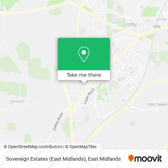 Sovereign Estates (East Midlands) map