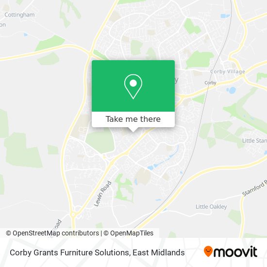 Corby Grants Furniture Solutions map