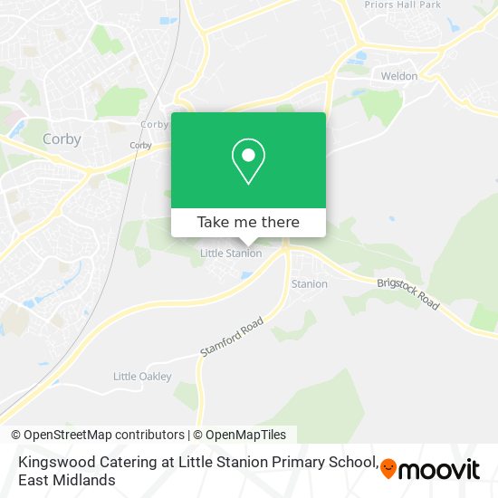 Kingswood Catering at Little Stanion Primary School map