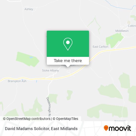 David Madams Solicitor map