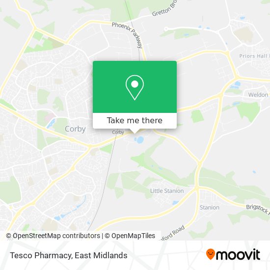 Tesco Pharmacy map