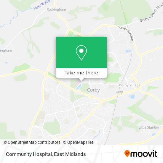 Community Hospital map