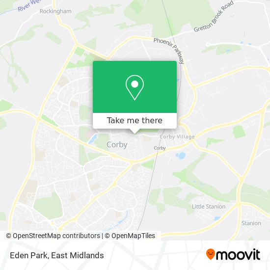 Eden Park map