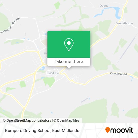 Bumpers Driving School map