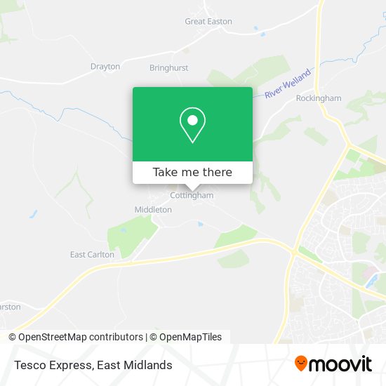 Tesco Express map