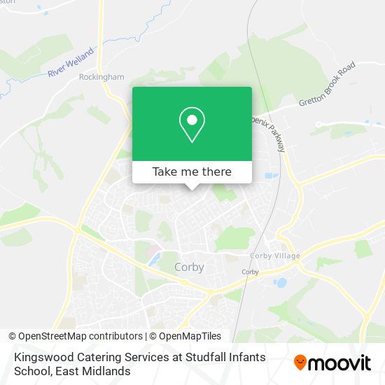 Kingswood Catering Services at Studfall Infants School map