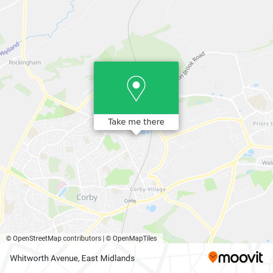 Whitworth Avenue map