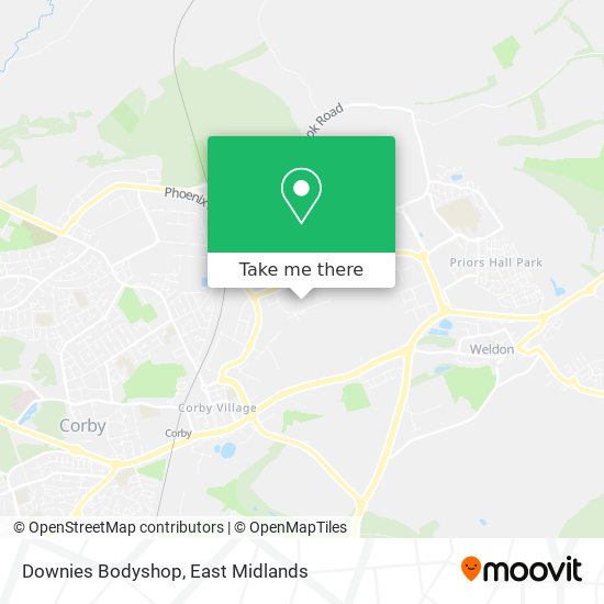 Downies Bodyshop map