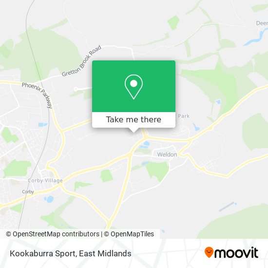 Kookaburra Sport map