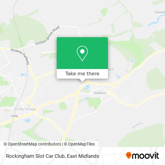 Rockingham Slot Car Club map