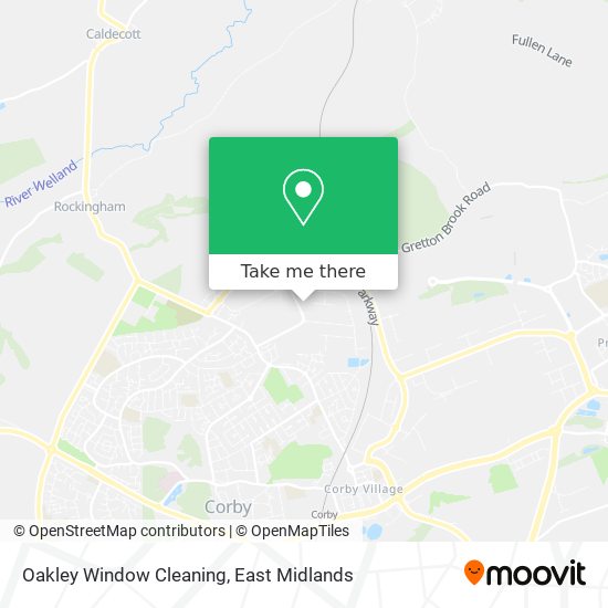 Oakley Window Cleaning map