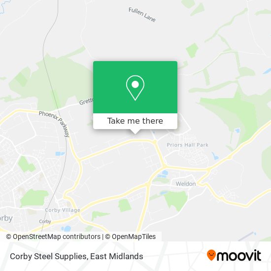 Corby Steel Supplies map