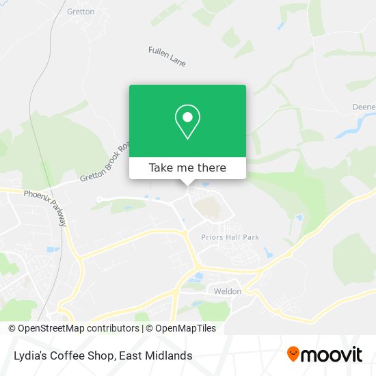 Lydia's Coffee Shop map