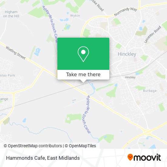 Hammonds Cafe map