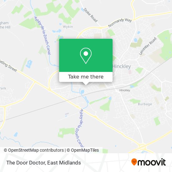 The Door Doctor map