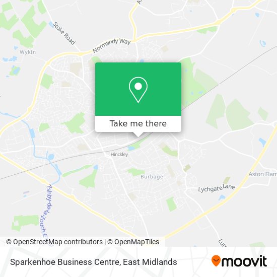 Sparkenhoe Business Centre map