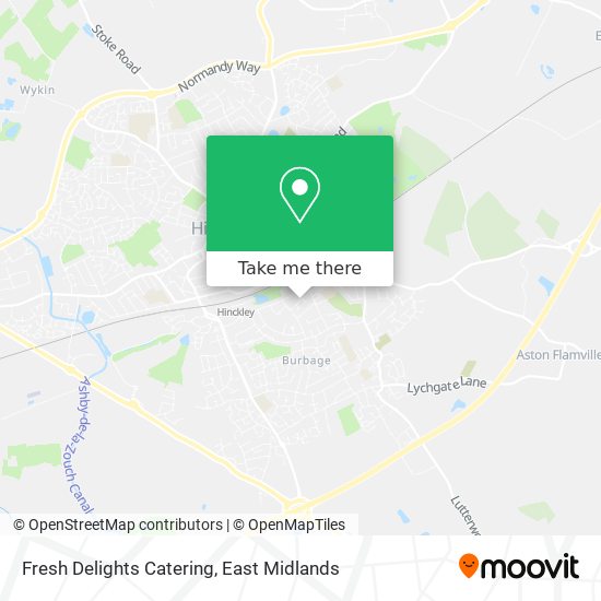 Fresh Delights Catering map